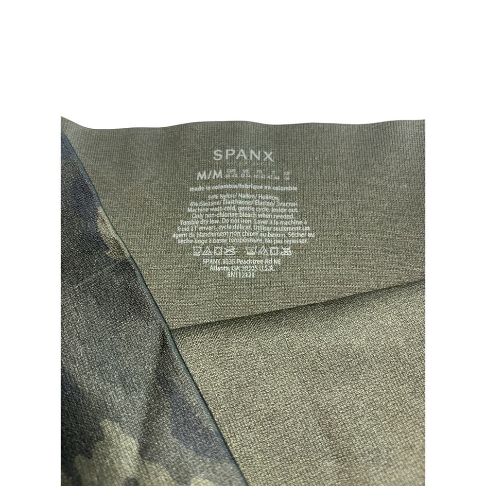 SPANX Camo Look At Me Seamless Leggings Size M - Picture 7 of 9